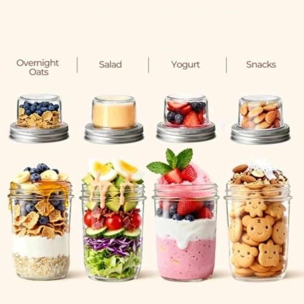 Dual-Layer Yogurt Parfait Cups - Meal Prep Yogurt Cups 评论和价格