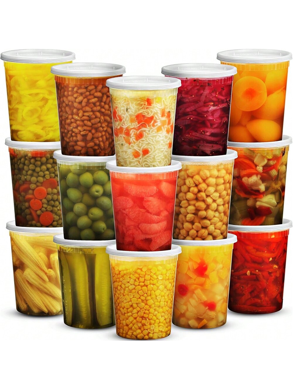 24Pack 32oz Deli Containers wi - Meal Prep Ideas 评论和价格
