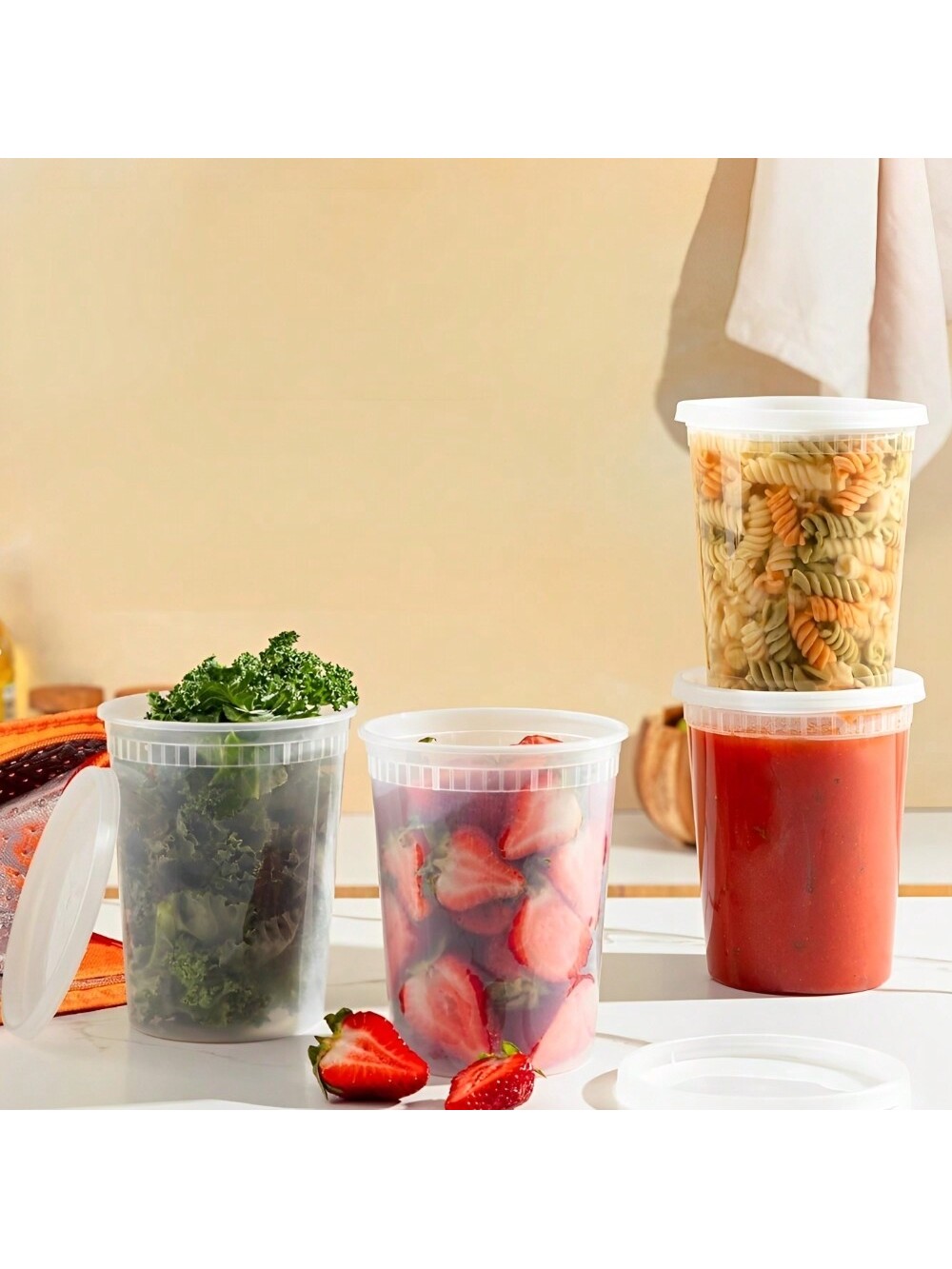 24Pack 32oz Deli Containers wi - Meal Prep Ideas 评论和价格