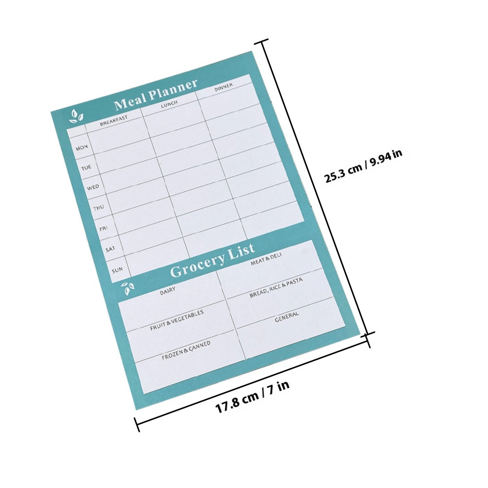 2Pcs Dietary Planning Notebook - Meal Prep Grocery List 评论和价格