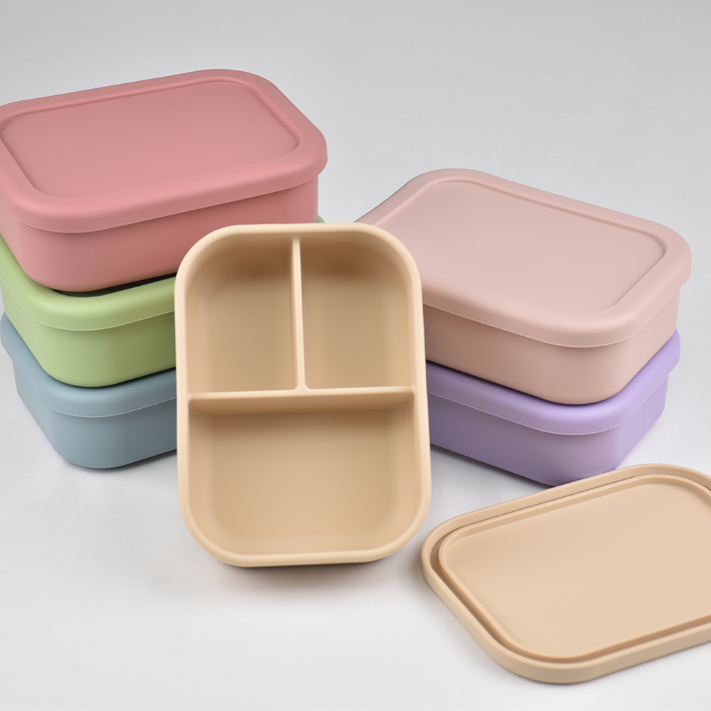 3-Compartment Food Grade Silic - Meal Prep Ideas 评论和价格