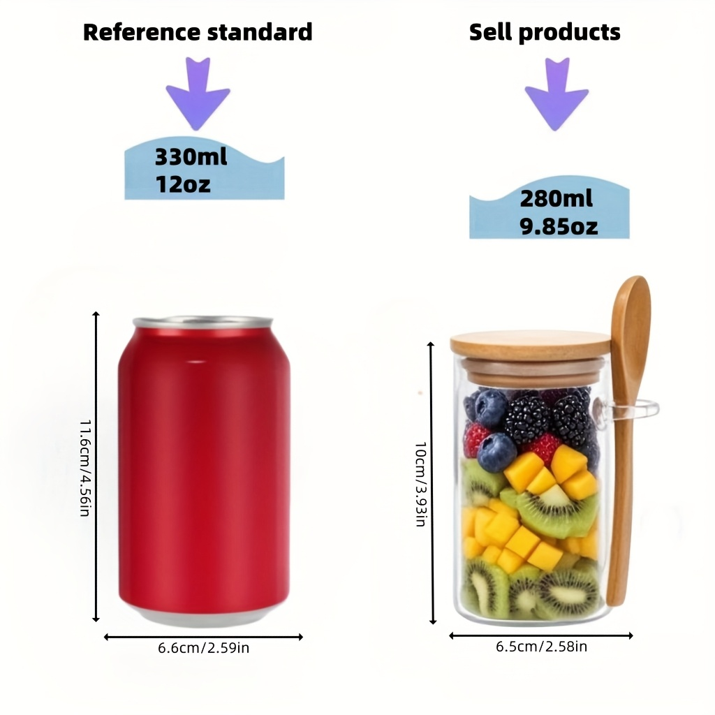 4/8/12Pcs, Oatmeal Breakfast C - Meal Prep Glass 评论和价格