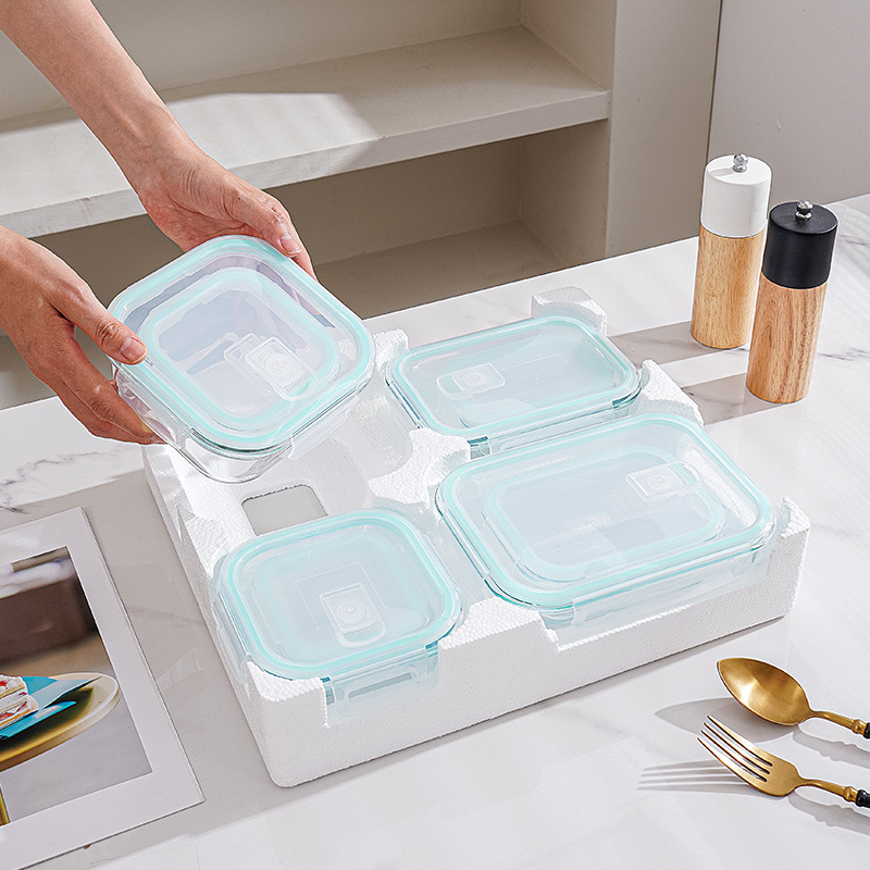 8-Piece Glass Lunch & Storage  - Meal Prep Glass 评论和价格