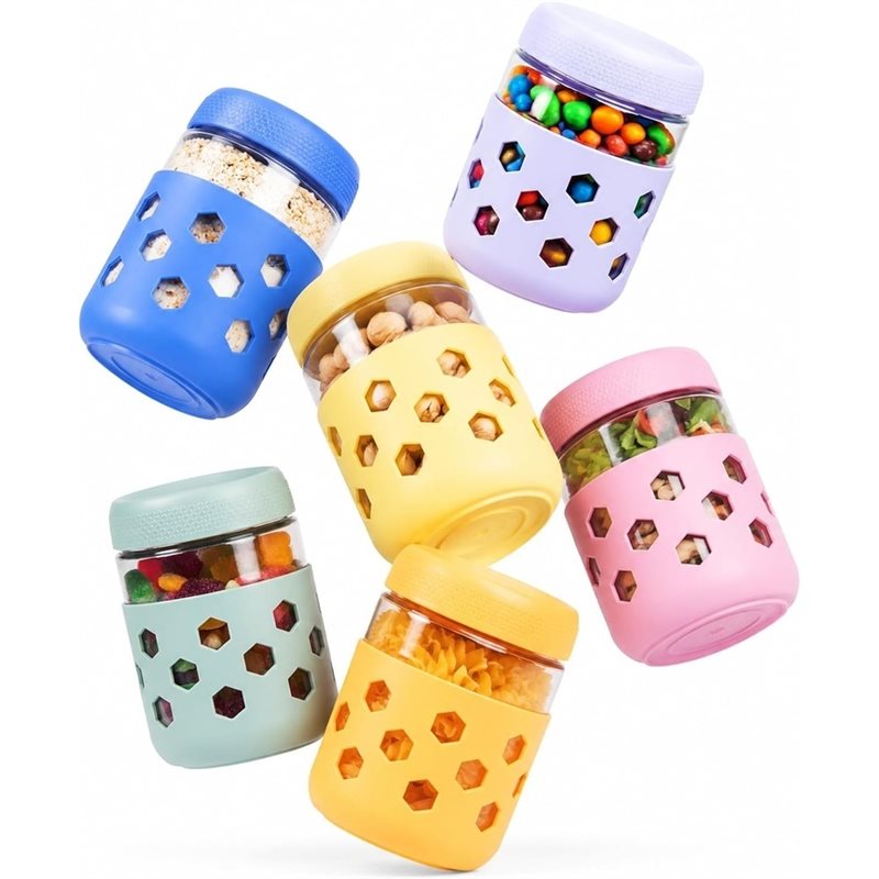 SOFT-Glass Jars With Airtight  - Meal Prep Glass 评论和价格