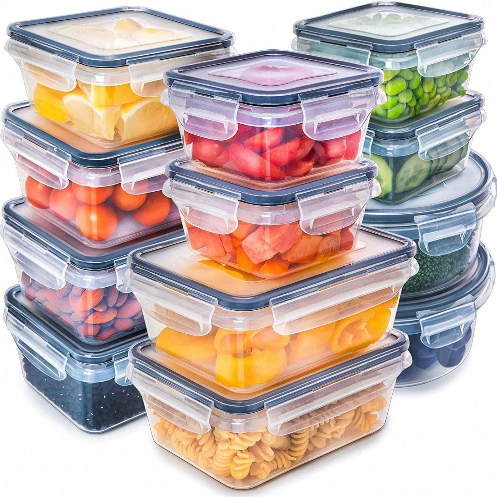 12 Plastic Sealed Food Storage - Meal Prep Glass 评论和价格