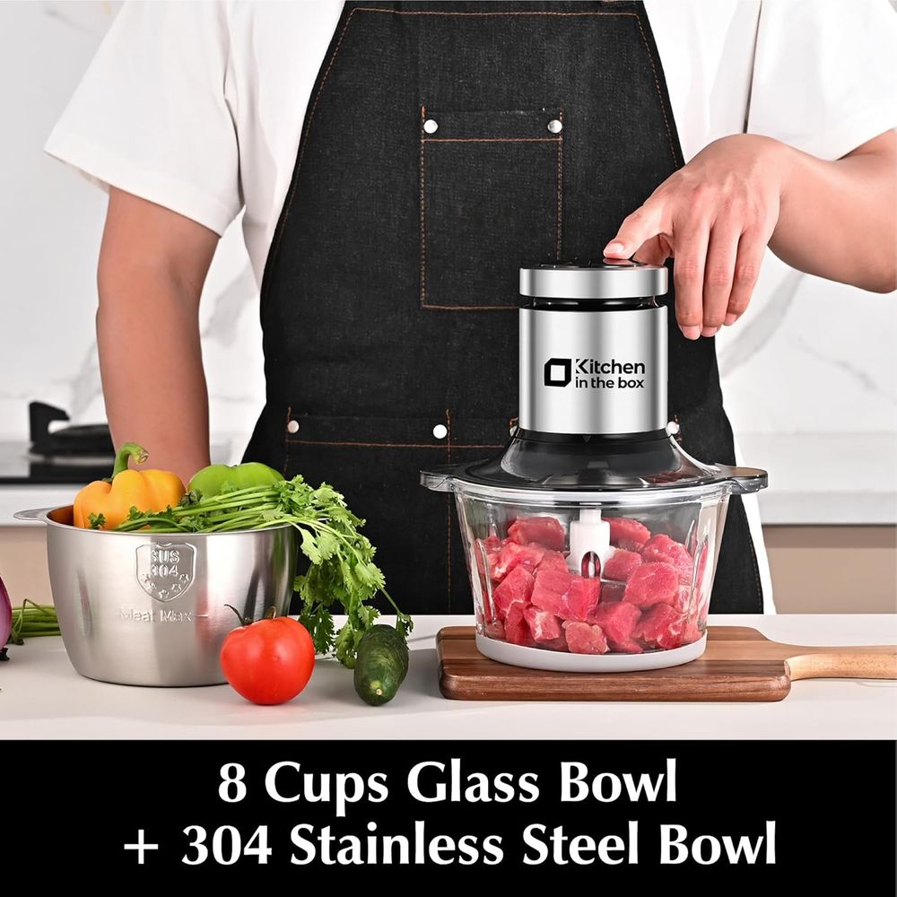 Electric Meat Grinder & Food C - Veggie Chopper Cup 评论和价格