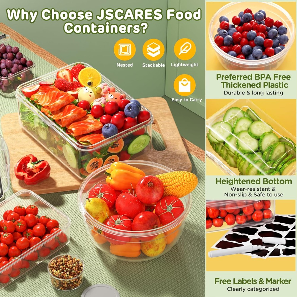 40-Piece Food Storage Containe - Meal Prep Ideas 评论和价格