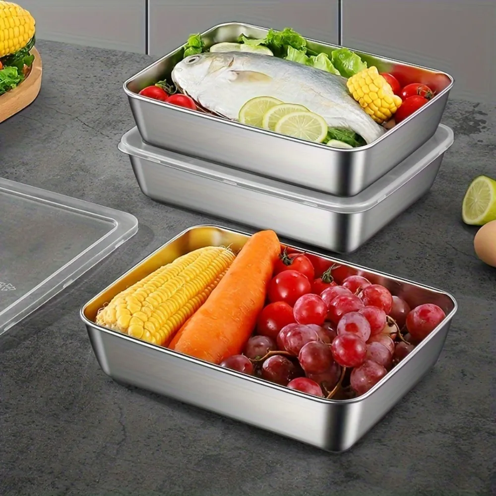 5-Piece Stainless Steel Food S - Meal Prep Glass 评论和价格