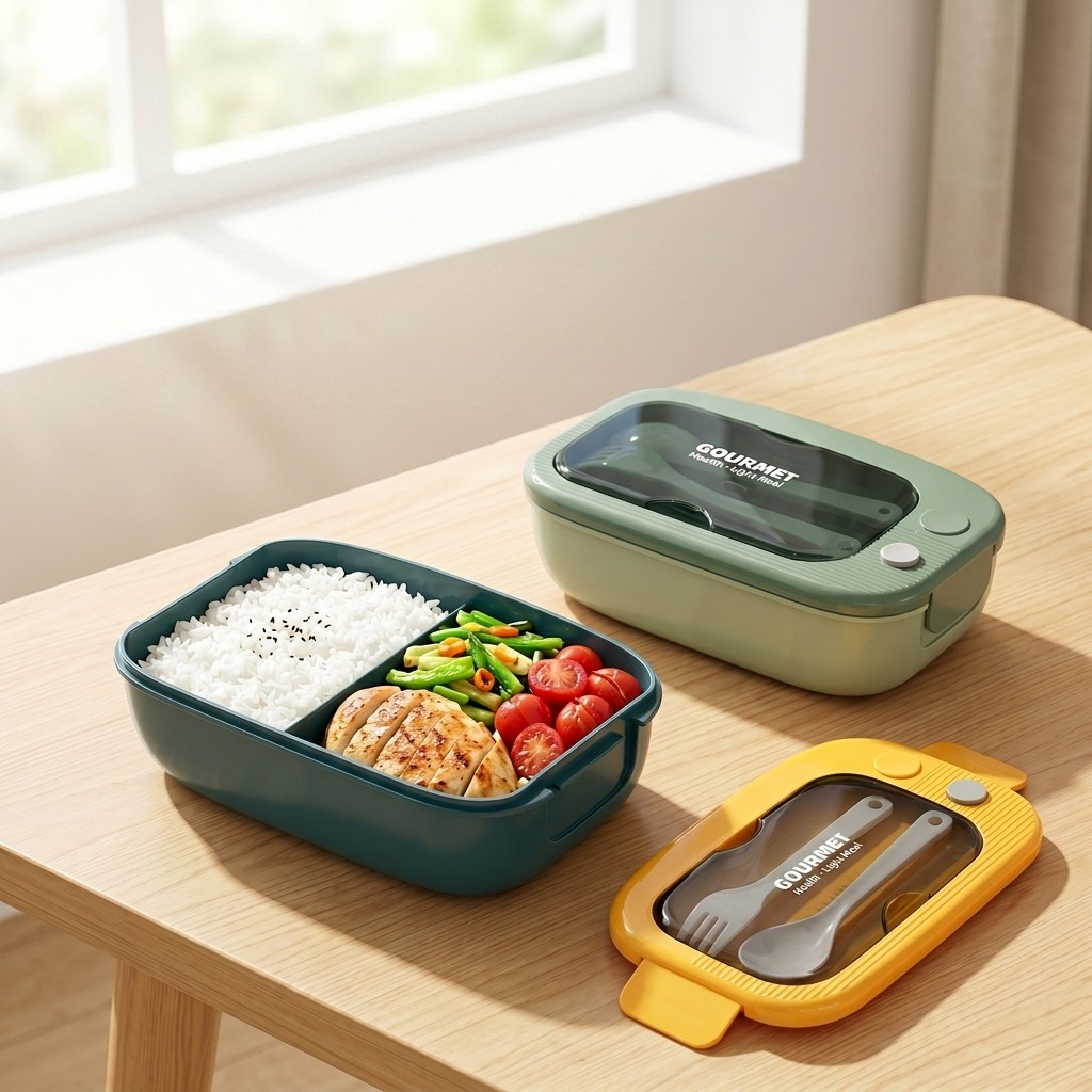 Microwavable Plastic Bento Box - Meal Prep Ideas 评论和价格