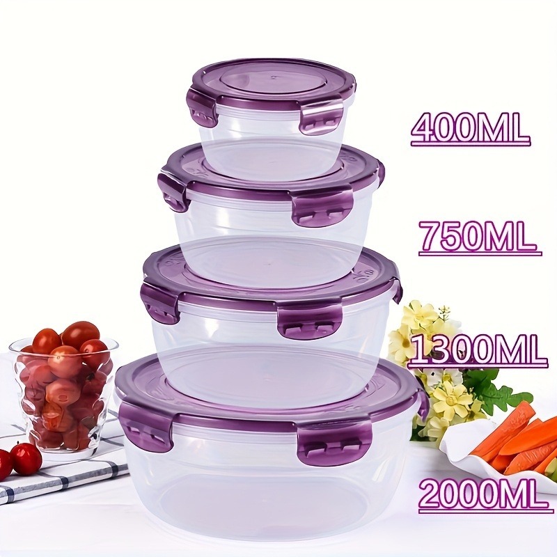 Vibrant 8-Piece Food Storage S - Meal Prep Glass 评论和价格