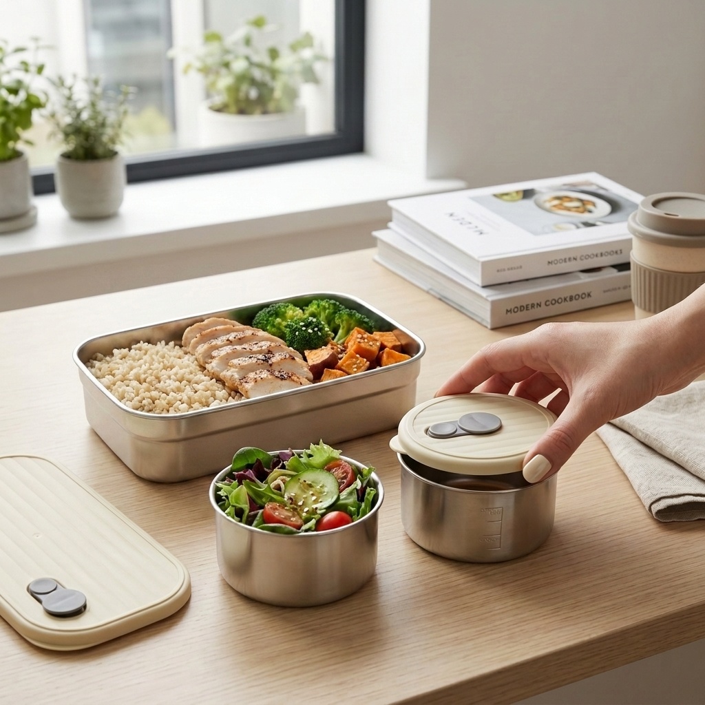 Microwave Safe 304 Stainless S - Meal Prep Ideas 评论和价格