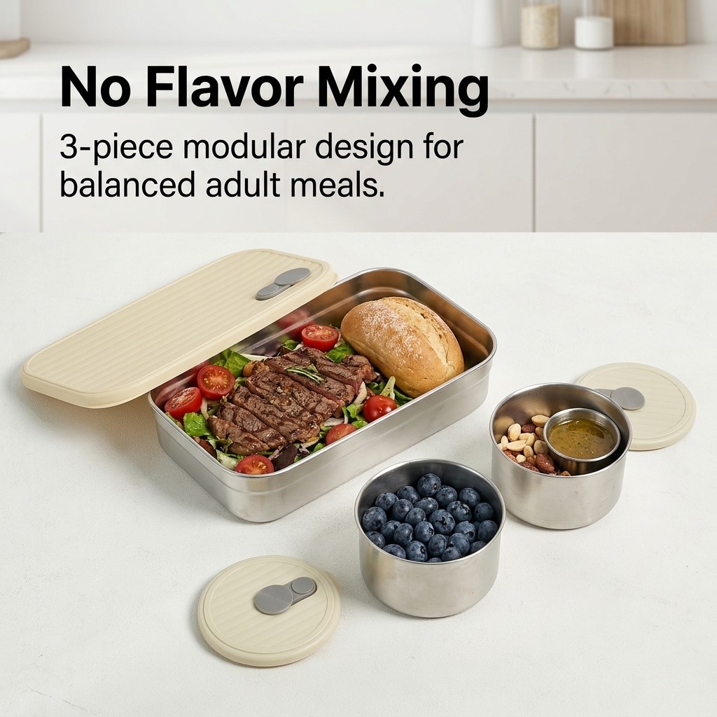Microwave Safe 304 Stainless S - Meal Prep Ideas 评论和价格