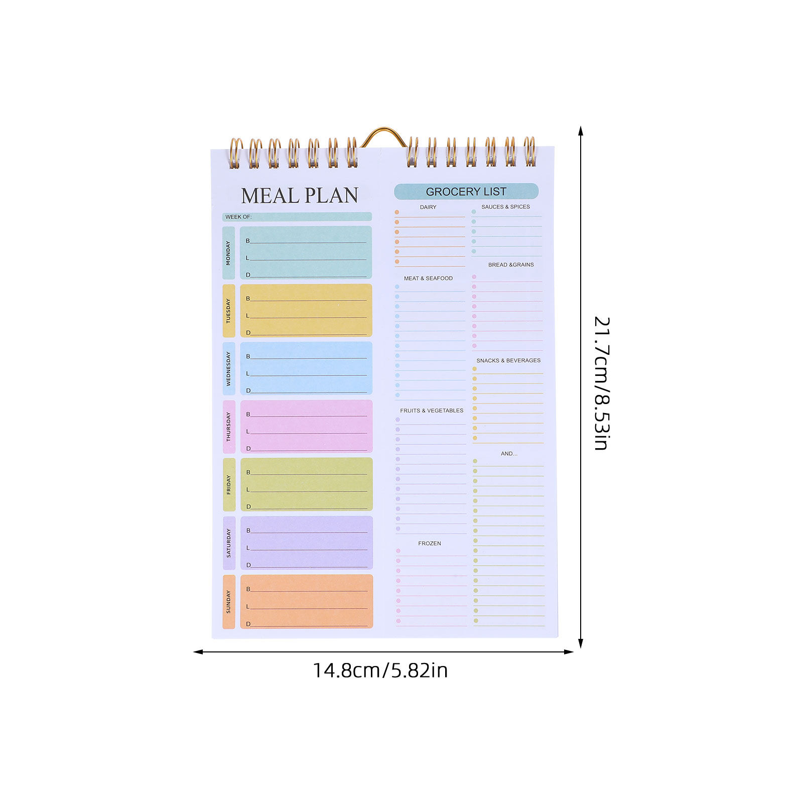 52Sheets Weekly Meal Planner N - Meal Prep Grocery List 评论和价格