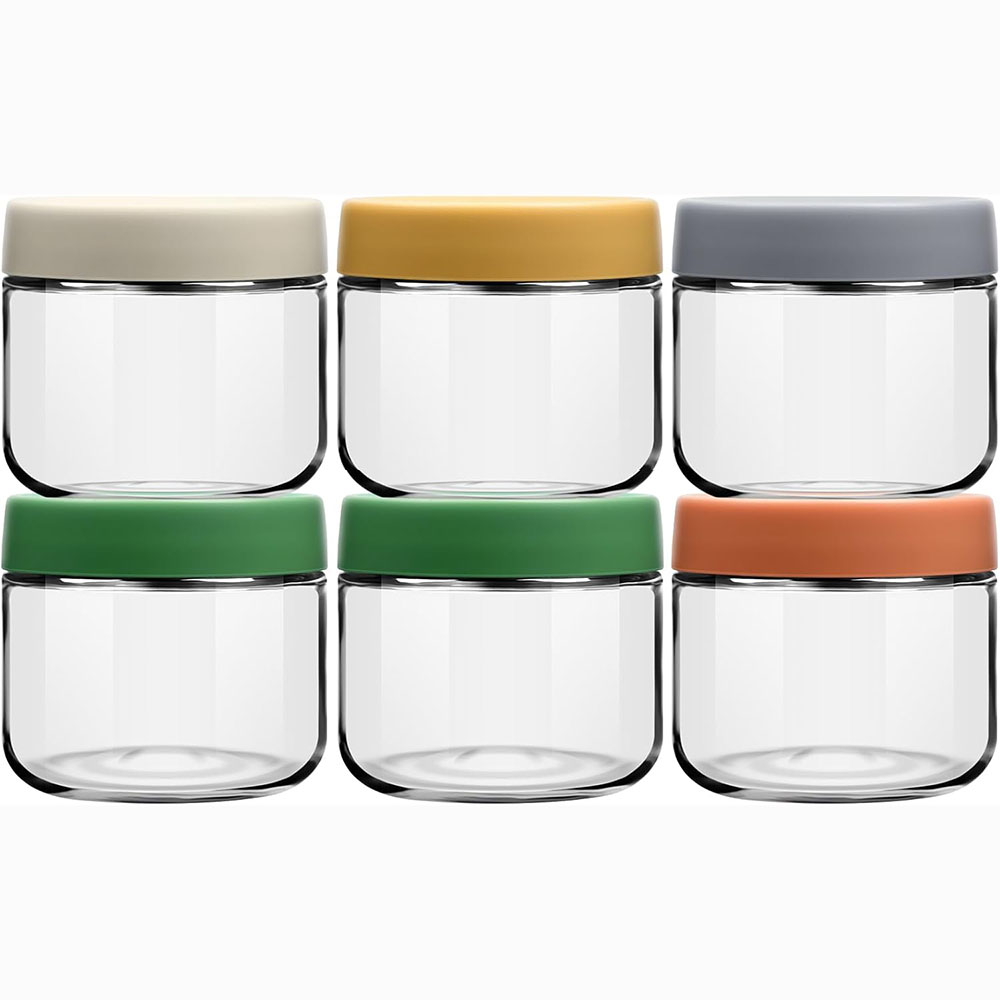 10oz Glass Overnight Oats Jars - Meal Prep Yogurt Cups 评论和价格