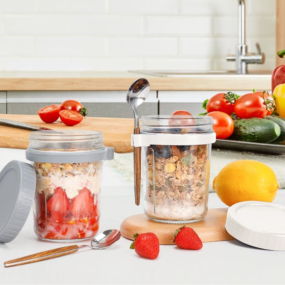 Yogurt Jar 350ml Overnight Oat - Overnight Oat Jar 评论和价格