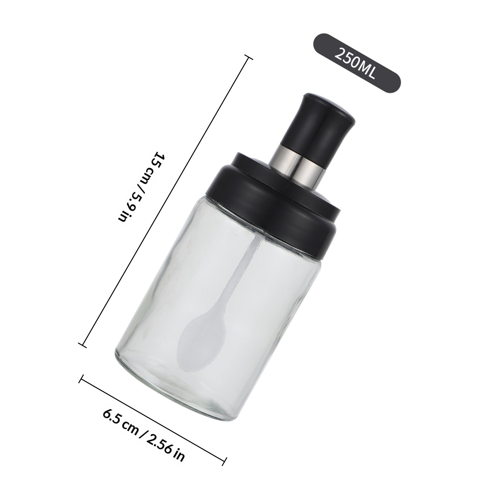 4Pcs Glass Spice Jar with Spoo - Meal Prep Glass 评论和价格