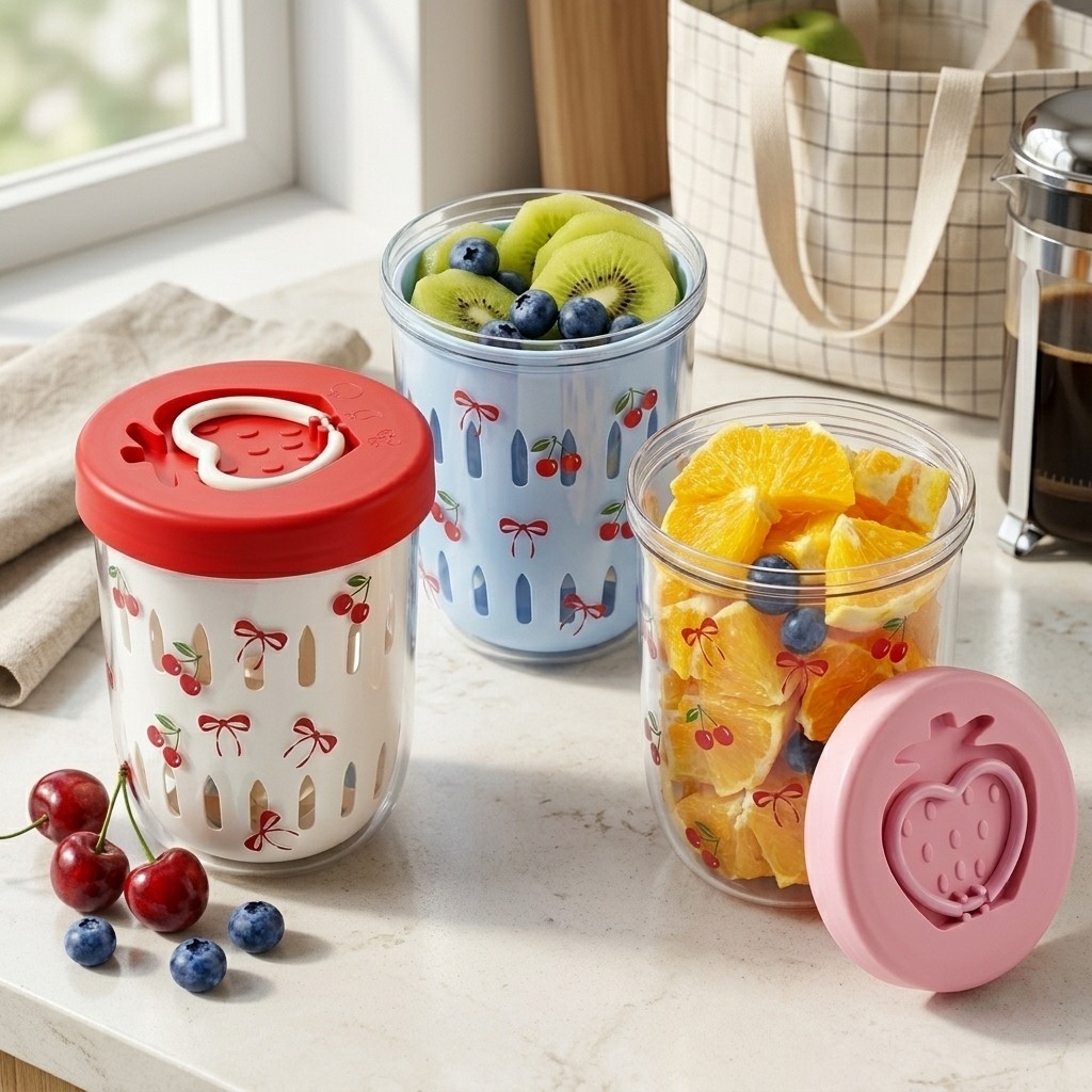 Plastic Salad Container with L - Meal Prep Yogurt Cups 评论和价格