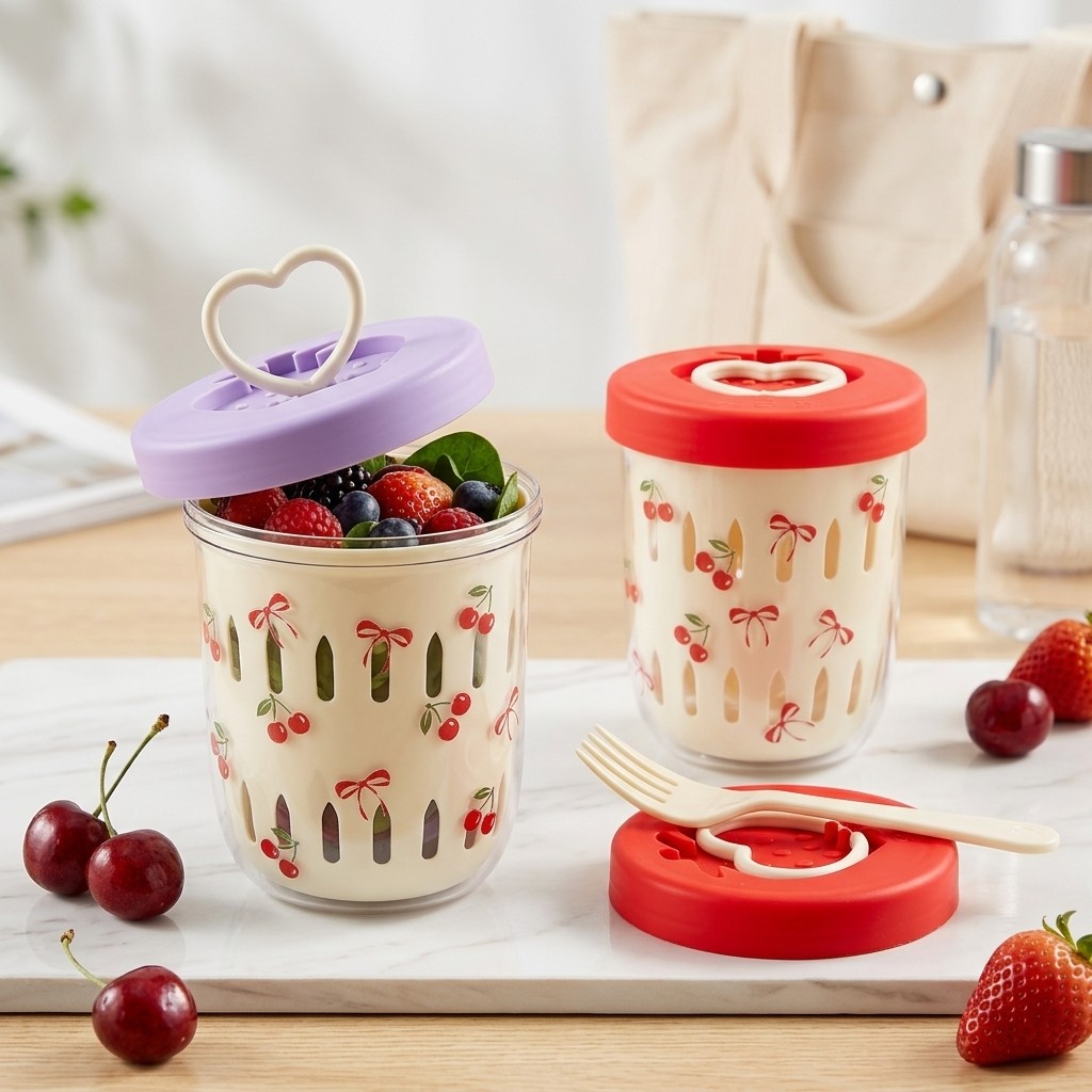 Plastic Salad Container with L - Meal Prep Yogurt Cups 评论和价格