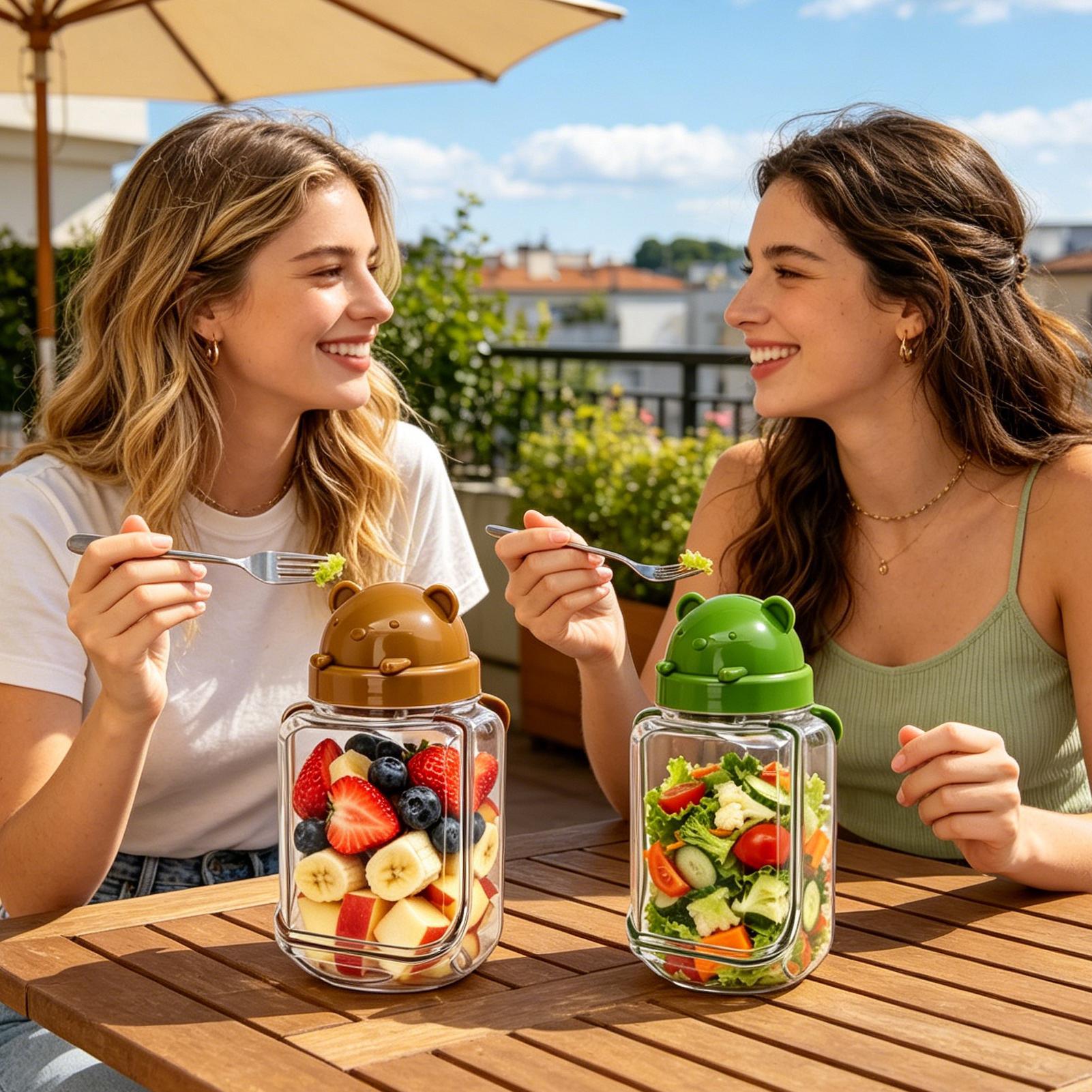 Meal Prep Jars Portable Leak-P - Meal Prep Gym Food 评论和价格