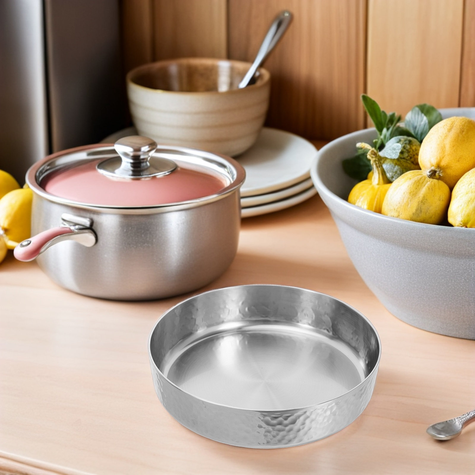 Stainless Steel Hammered Finis - Meal Prep Pasta 评论和价格